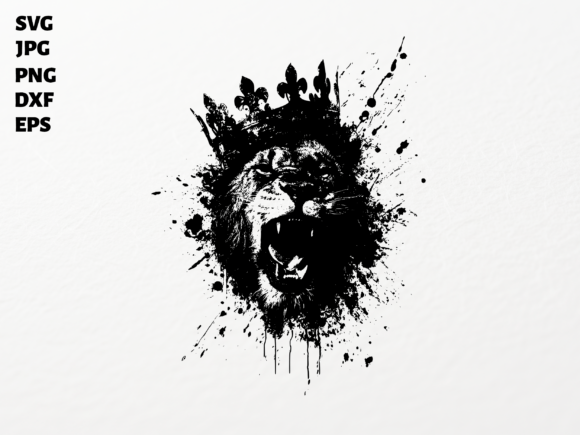 Download Roaring Lion Crown SVG for Cricut - Premium Resources