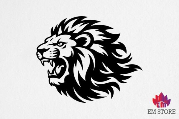 Download Roaring Lion Head SVG Lion Svg, Lion PNG - Roaring lion head svg Collection