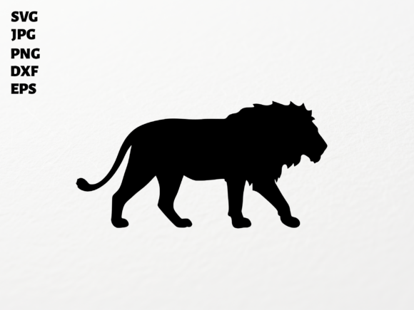 Download Majestic Lion Silhouette SVG for Cricut - Premium Resources